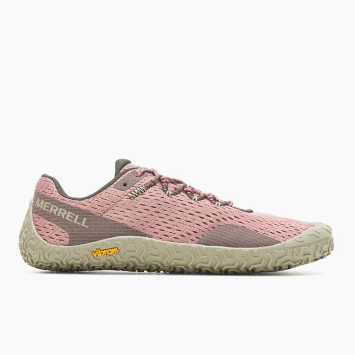 Merrell Vapor Glove 6 K. 40½ Vaaleanpunainen - Kevyet ja joustavat maastokengät juoksuun ja ulkoiluun