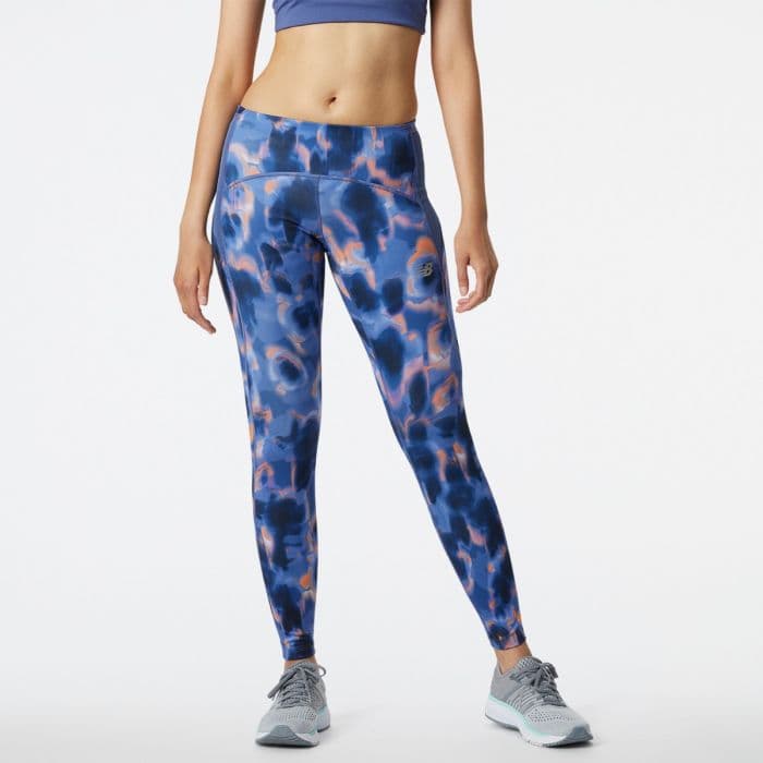 New Balance Printed Impact Run Tight XS Naisten Juoksuhousut – Hengittävä ja joustava harjoitteluun ja suorituskykyyn