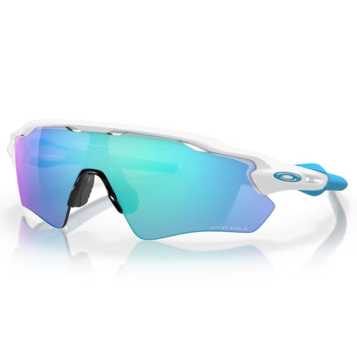 Oakley Radar EV Path aurinkolasit - Kiiltävä valkoinen Prizm Sapphire linssi optimaaliselle näkyvyydelle juoksussa