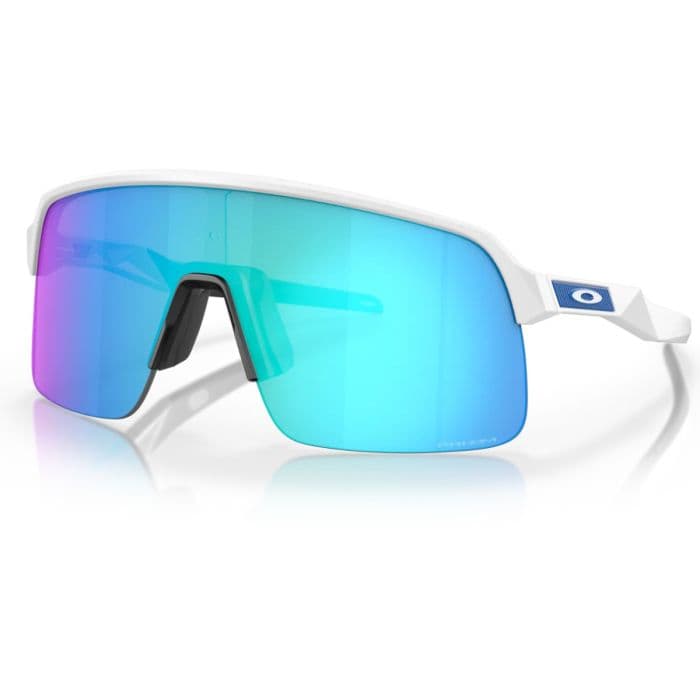 Oakley Sutro Lite Prizm Sapphire urheilulasit, valkoinen/sininen, täydellinen juoksuun ja ulkoiluun