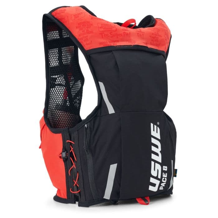 USWE Pace 8L Trail Running Vest K. L Punainen Unisex