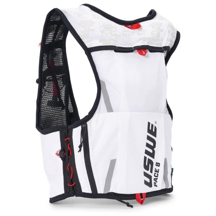USWE Pace 8L Trail Running Vest K. L Valkoinen Unisex