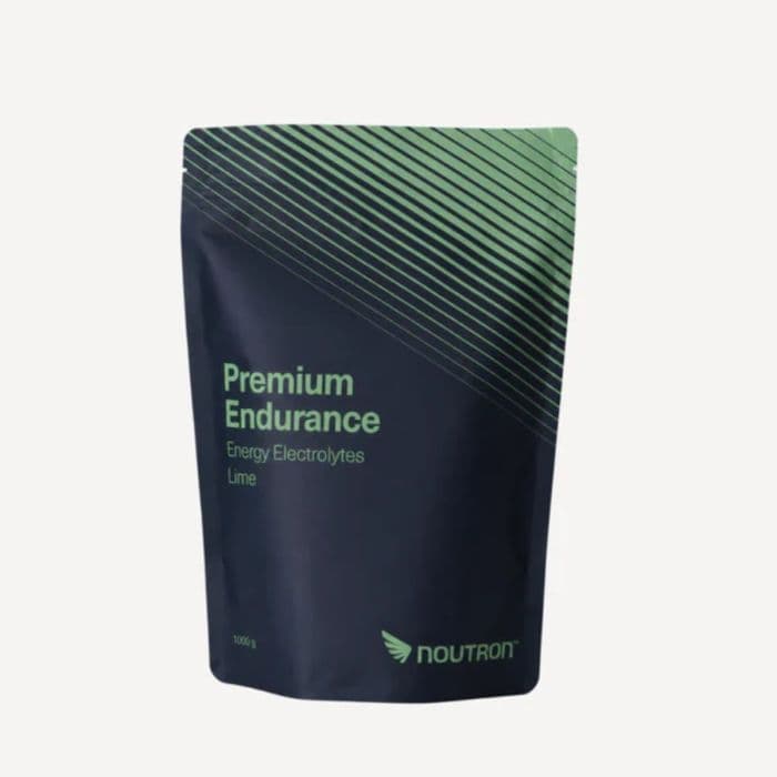 Noutron Premium Kestävyysenergiajauhe 1 kg - Limetti - Tehokas energiajuoma kestävyysjuoksijoille