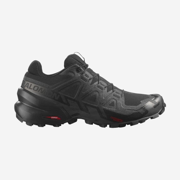 Salomon Speedcross 6 K. 38 Mustat Maastokengät - Erinomaiset vaellus- ja maastojuoksukengät kaikille alustoille