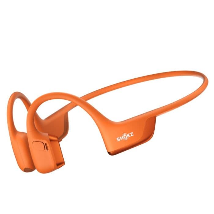 Shokz OpenRun Pro2 K - Yksi koko, Oranssit langattomat kuulokkeet juoksuun ja aktiiviseen elämäntapaan