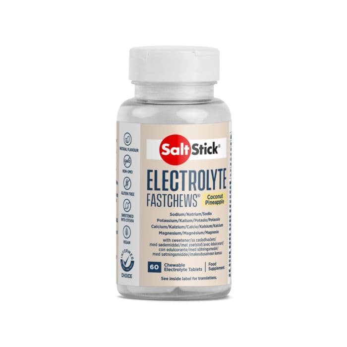 Saltstick Electrolyte Fastchews Coconut Pineapple (60 chews) K. ONE SIZE Valkoinen Unisex