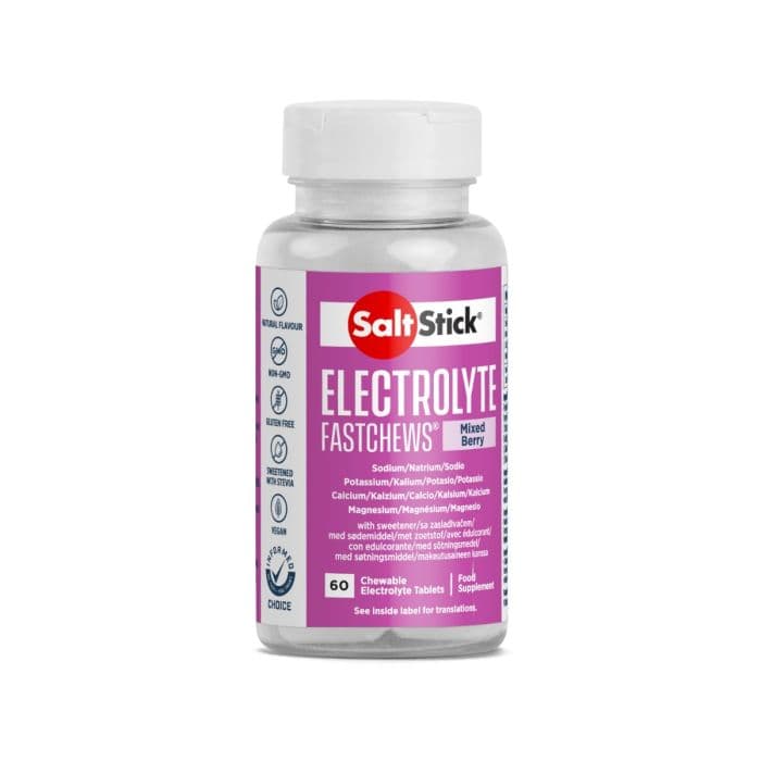 Saltstick Electrolyte Fastchews Mixed Berry (60 chews) K. ONE SIZE Violetti Unisex