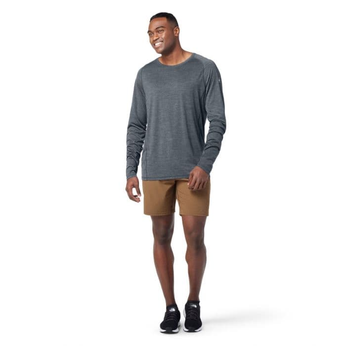 Smartwool Merino Sport Ultralite Long Sleeve K. M Harmaa Miehet