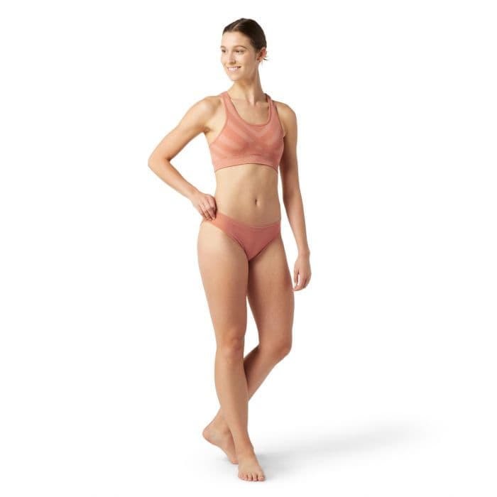 Smartwool Merino Sport Seamless Bikini Boxed K. XS Punainen - Mukautuva ja hengittävä aluskerros juoksuun