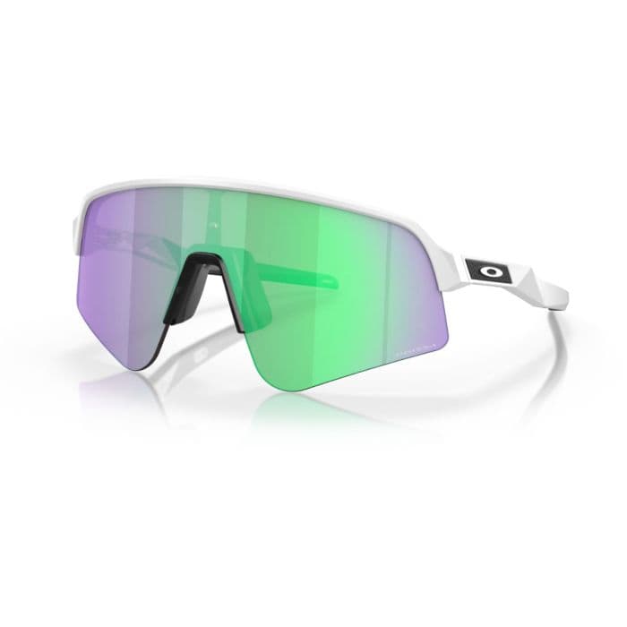 Oakley Sutro Lite Sweep Prizm Road Jade - Yksi koko, Valkoiset Aurinkolasit Juoksuun ja Ulkoiluun