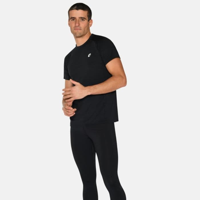 Zebdia Baselayer SS Tee K. L Musta Miehet