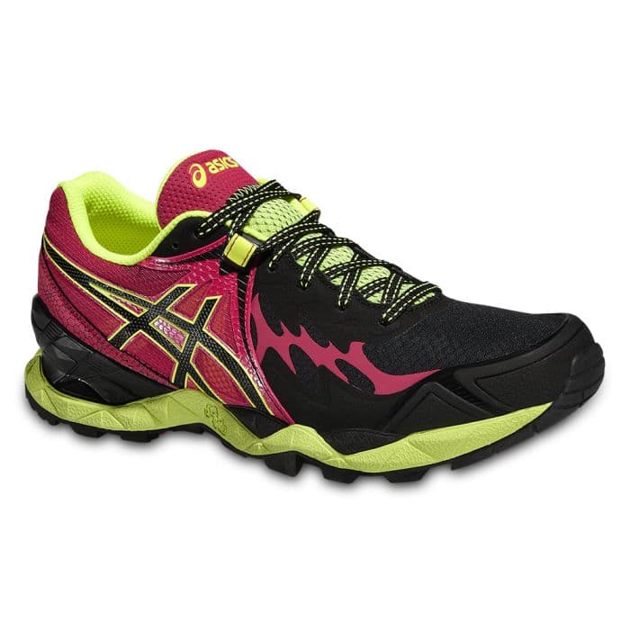 ASICS Gel-FujiEndurance PlasmaGuard 37 Trailjuoksukengät Naisille Neon/Punainen/Musta, täydelliset maastojuoksuun