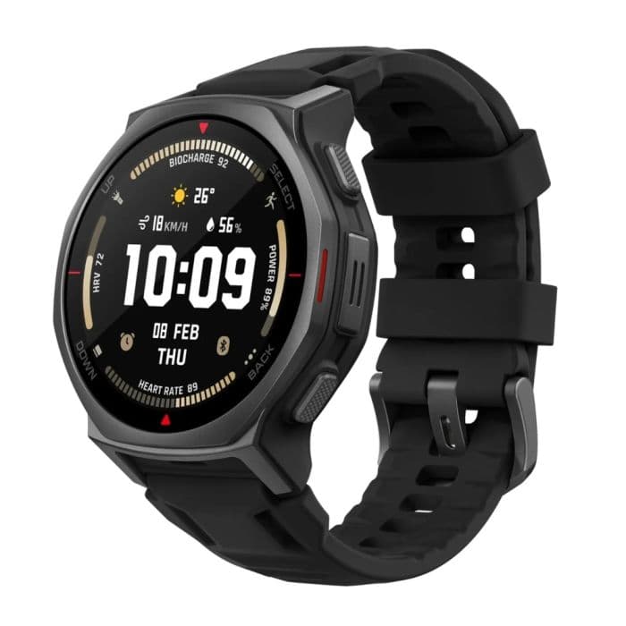 Amazfit T-Rex 3 Pro - 44 mm K. ONE SIZE Musta Unisex