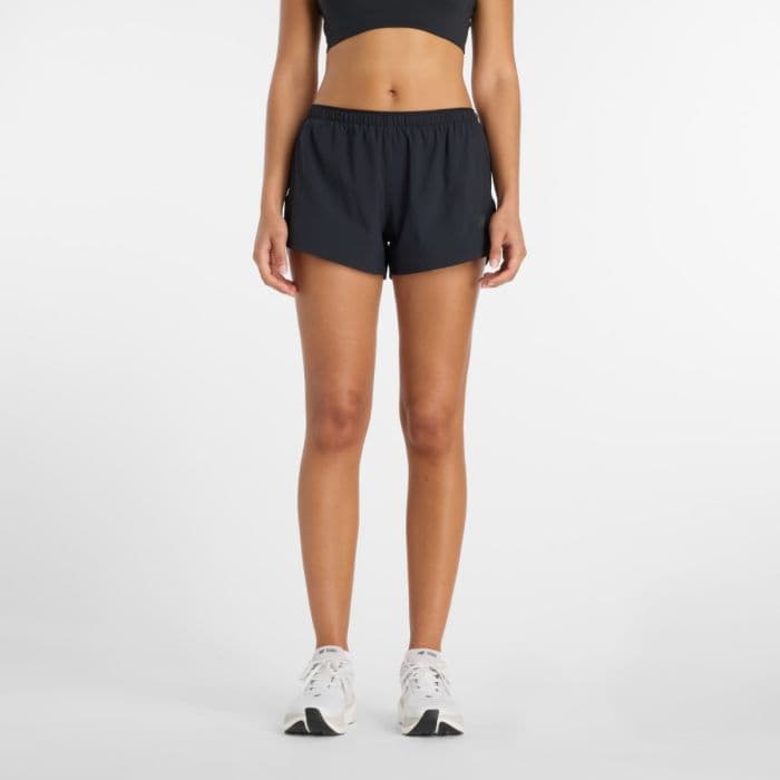 New Balance RC Essential Shorts 3 Inch K. L Musta Naiset