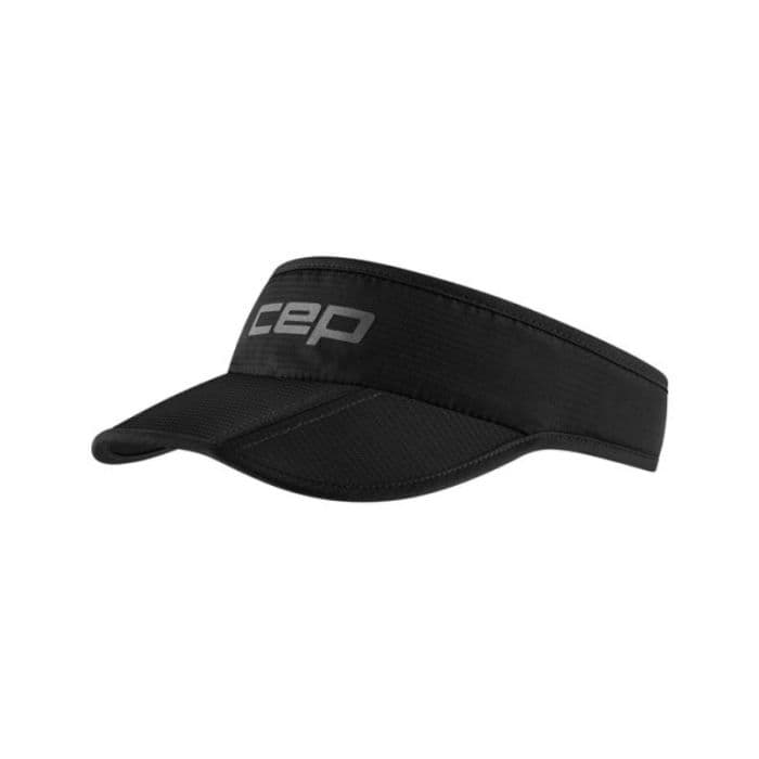 CEP Core Run Foldable Visor K. ONE SIZE Musta Unisex