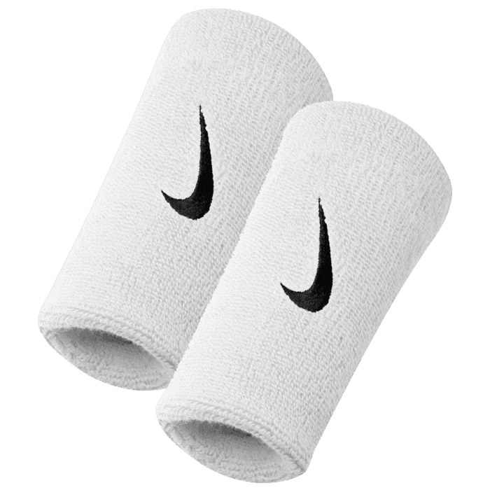 Nike Swoosh Doublewide Ranneband Musta - Mukava tuki juoksuun ja aktiiviseen elämäntapaan