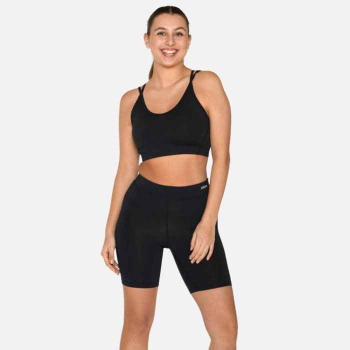 Zebdia Sports Bra Slim Strap K. L Musta Naiset